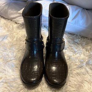 MICHAEL KORS CROC RAIN BOOTIE